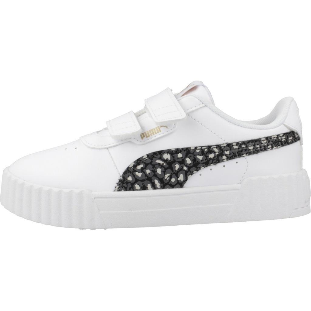 Baskets Puma Modèle Carina 3.0 Animal V Ps Couleur Blanc 2/5