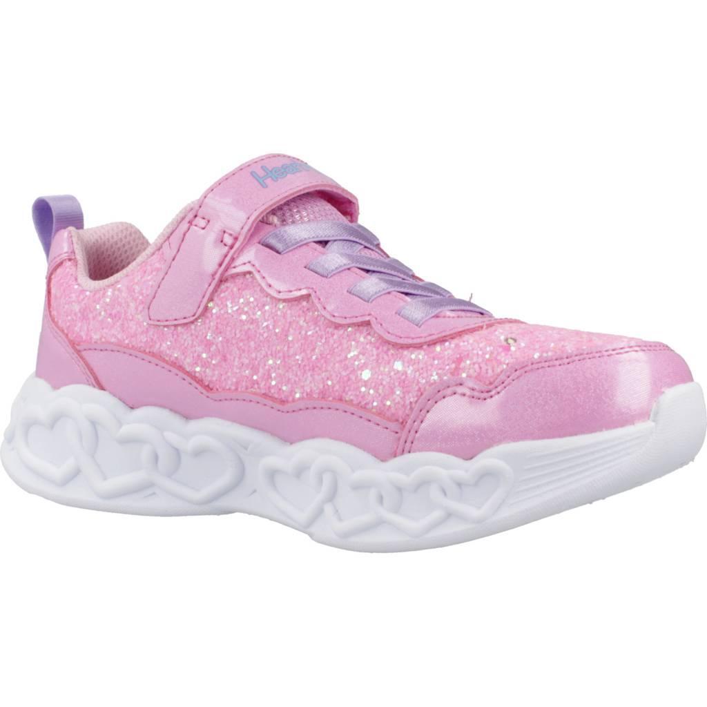 Scarpe Da Ginnastica Skechers Modello Infinite Heart Lights - Fre Colore Rosa 5/5