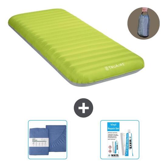 Matelas gonflable Intex TruAire - 1P - 191x76x17 cm + Accessoires CB39