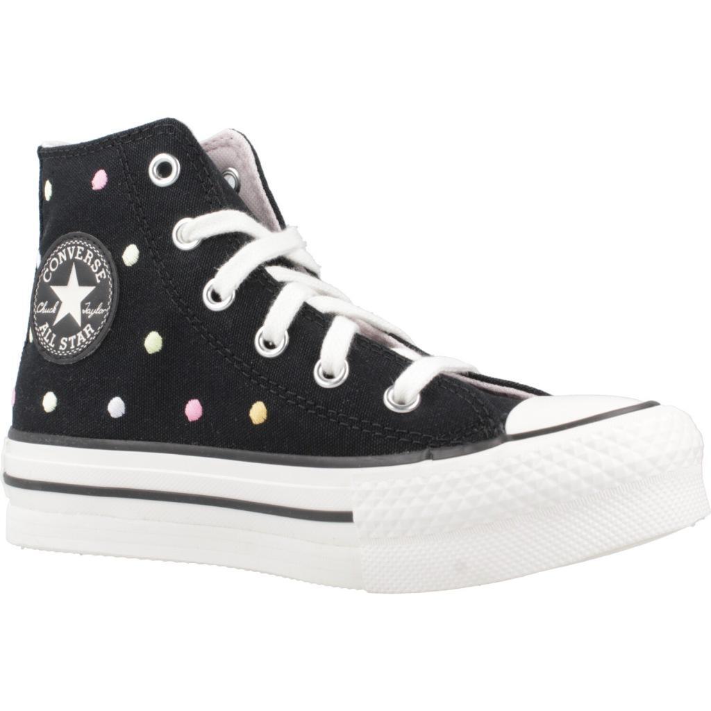 Ténis Converse Modelo Chuck Taylor All Star Lift Embroidered Polka Dots Platform 5/5
