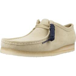 Baskets Clarks Modèle Wallabee Couleur Beige