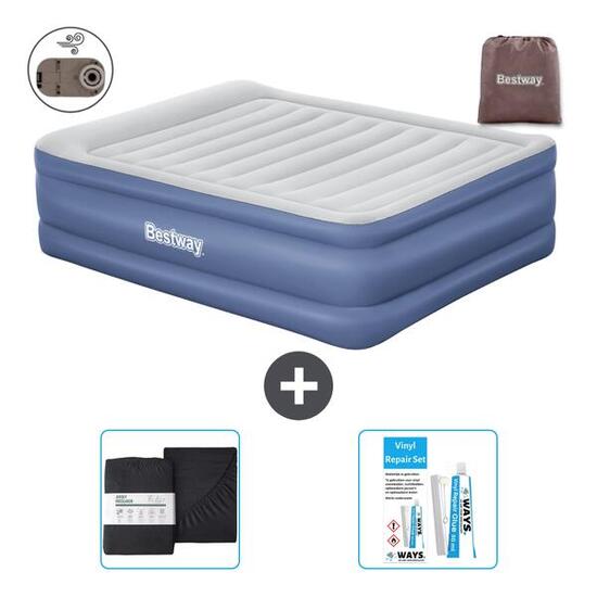 Luchtbed Bestway - 2P - 203x152x61 cm + Accessoires CB18