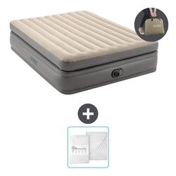 Matelas gonflable Intex Prime Comfort - 2P - 203x152x51 cm + Accessoires CB24