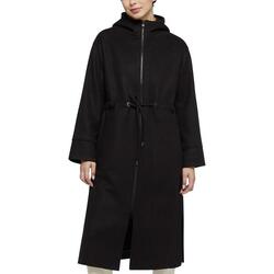 Veste Geox Modèle W Doralea Long Coat Couleur Noir