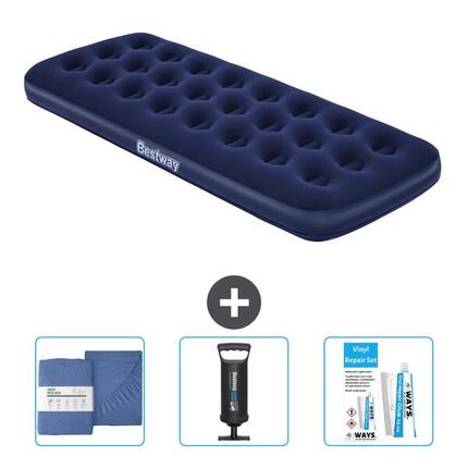 Matelas gonflable Bestway - 1P - 185x76x22 cm + Accessoires CB34