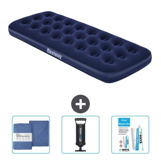 Matelas gonflable Bestway - 1P - 185x76x22 cm + Accessoires CB34