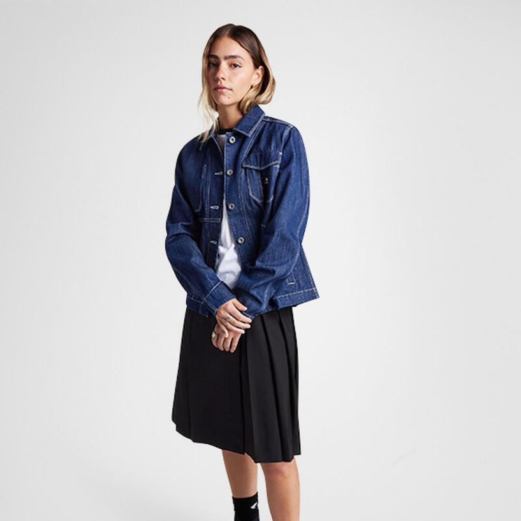 Kurtka CONVERSE DENIM WORK COAT Niebieski 4/5