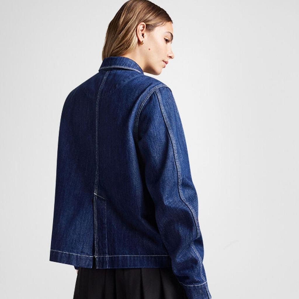 Kurtka CONVERSE DENIM WORK COAT Niebieski 2/5