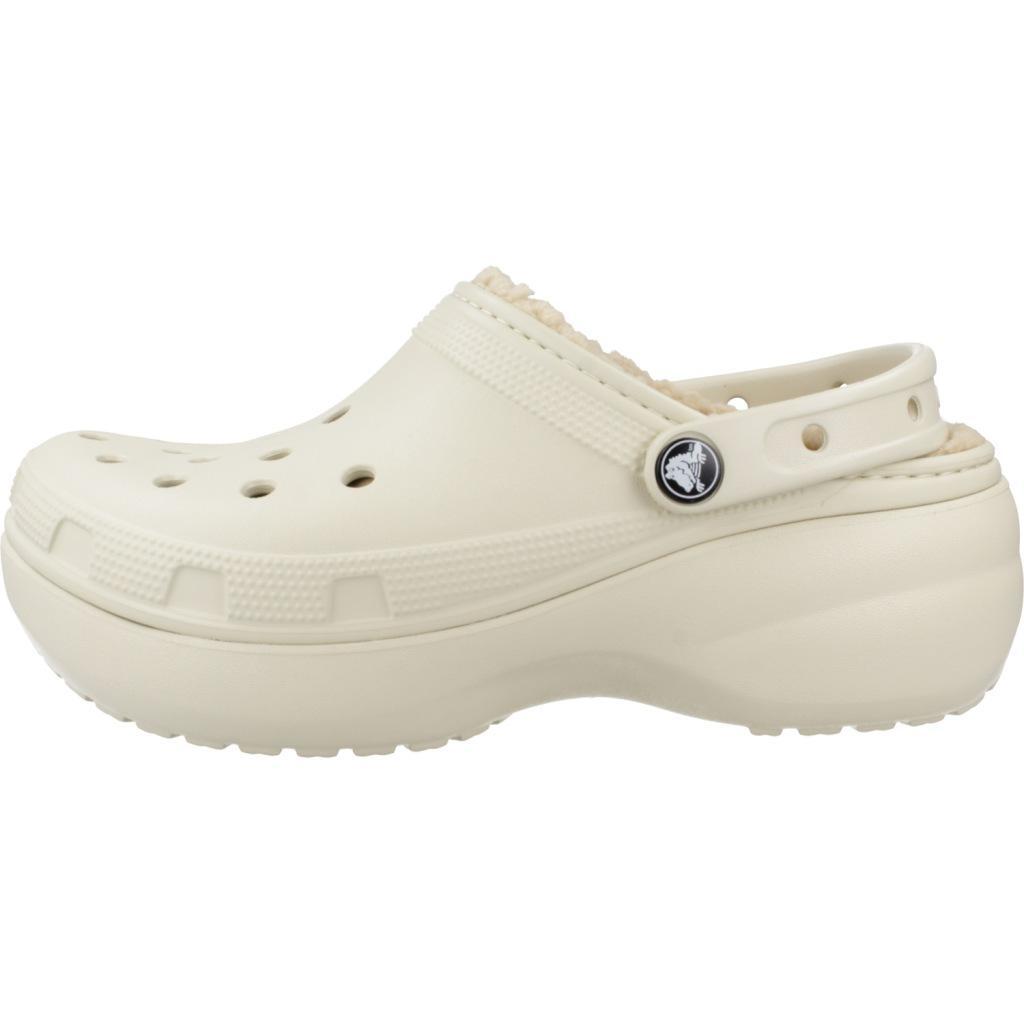 Ténis Crocs Modelo Lined Clog Cor Bege 2/6