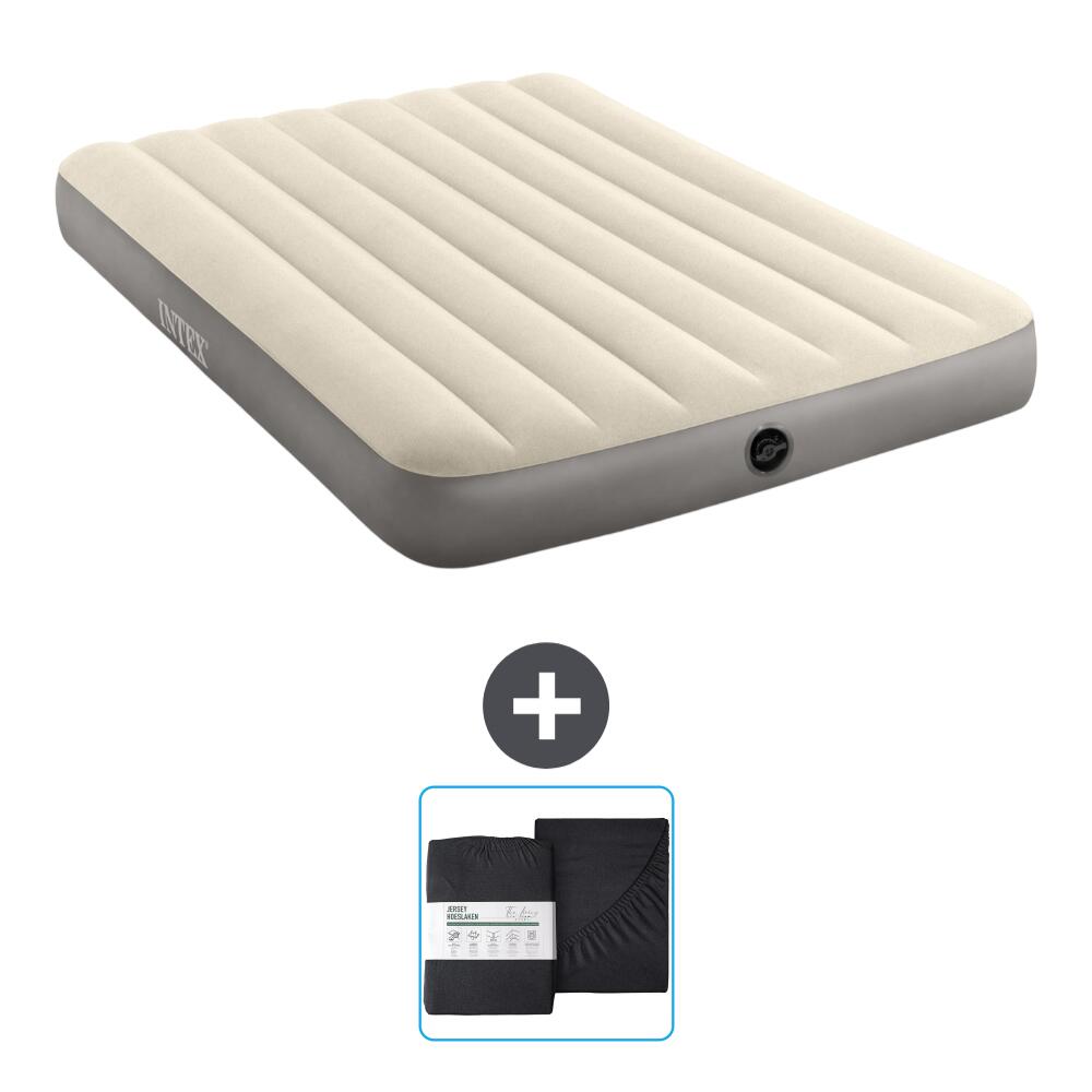 INTEX Luchtbed Intex Single - 2P - 191x137x25 cm + Accessoire CB22