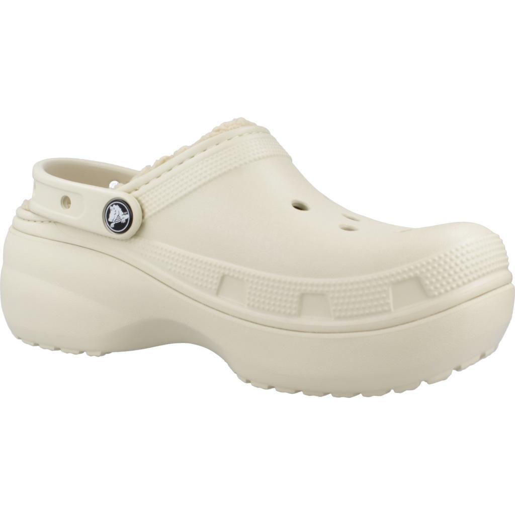 Ténis Crocs Modelo Lined Clog Cor Bege 5/6