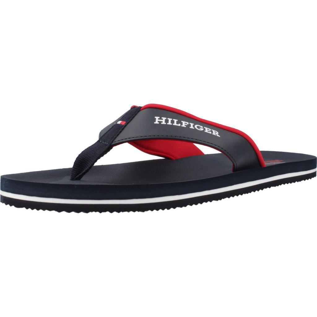 Chinelos tommy hilfiger modelo fm0fm05440 cor azul