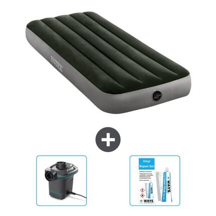 Matelas gonflable Intex Prestige - 2P - 203x152x25 cm + Accessoires CB14