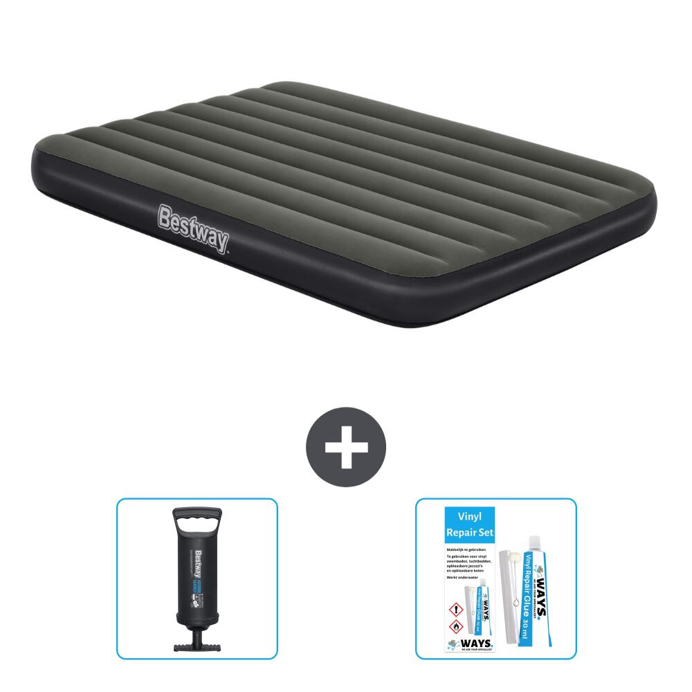 BESTWAY Luchtbed Bestway - 2P -  191x137x25 cm + Accessoires CB13