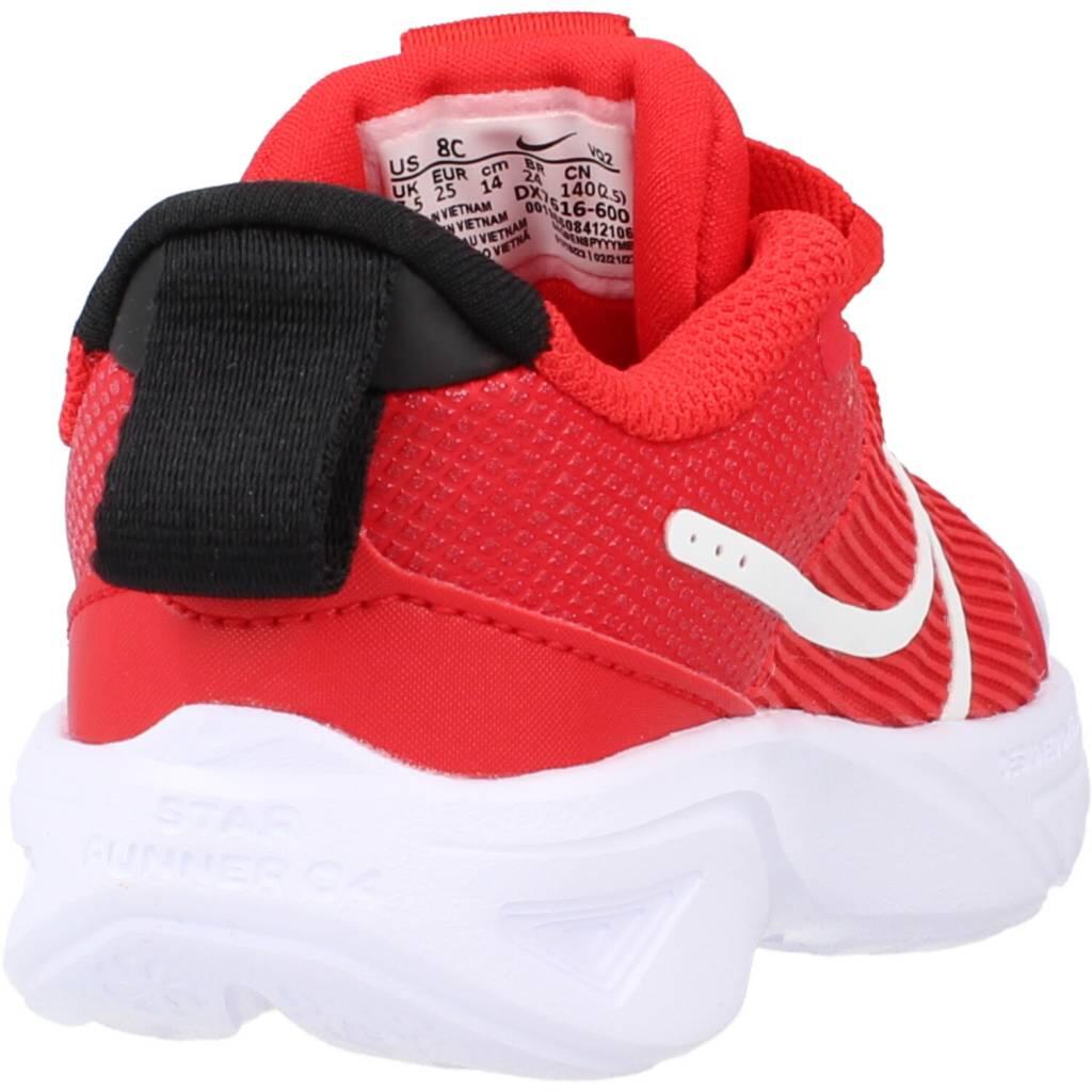Scarpe Da Ginnastica Nike Modello Star Runner 4 Colore Rosso 3/5