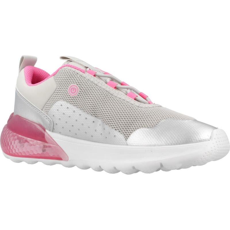 Baskets Geox Modèle J Activart Illuminus Couleur Gris