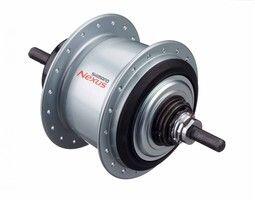 Shimano nexus-8 achternaaf met rollerbrake - 36g - zilver