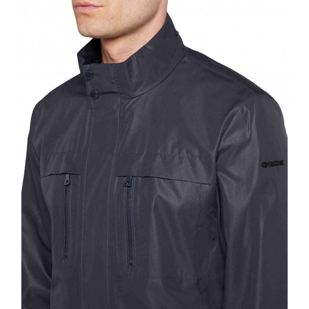 Veste Geox Modèle M Vincit Short Jkt Couleur Bleu 4/5