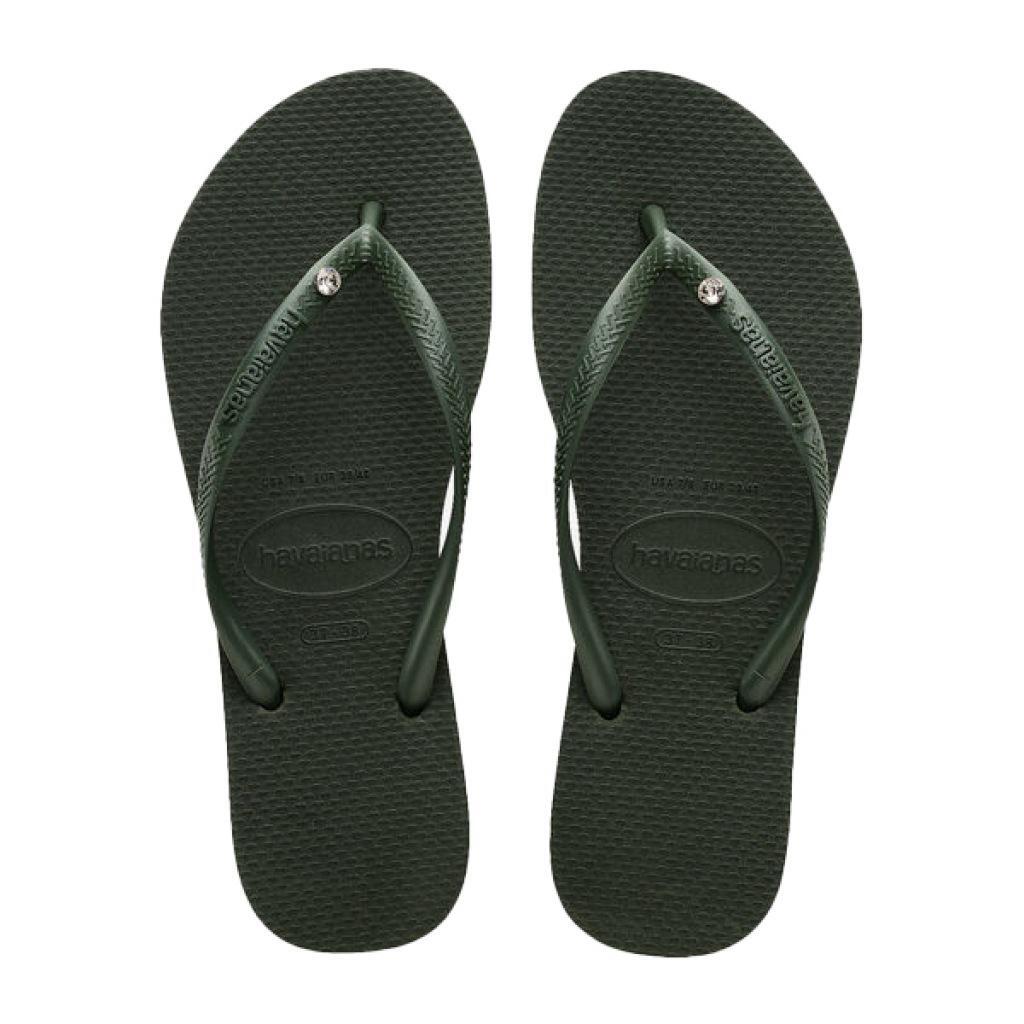 Chinelos havaianas modelo 4145651 cor verde