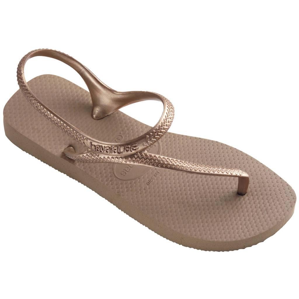 Chinelos Havaianas Modelo Flash Urban Cor Bronze 3/7