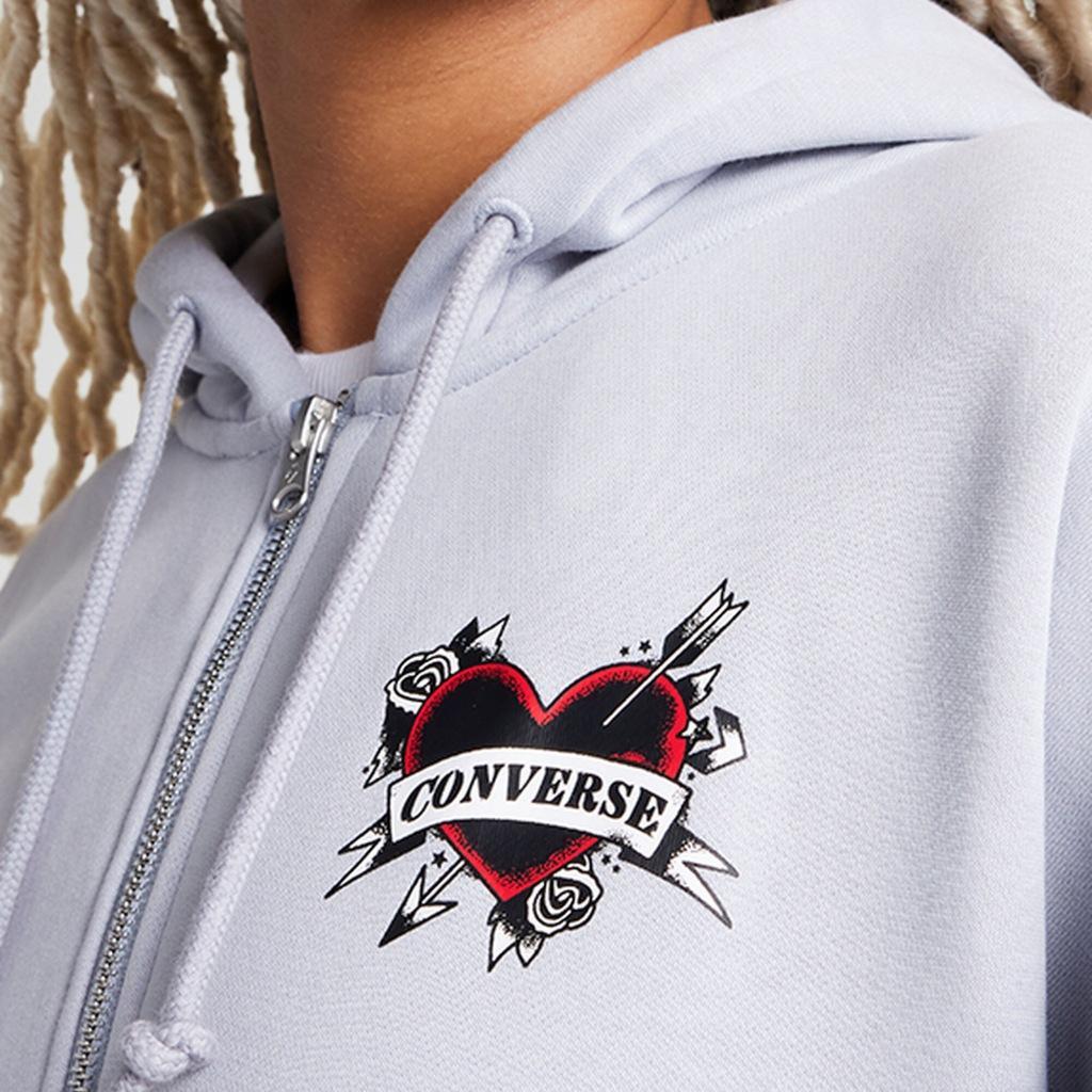 Chaqueta Mujer Converse Heart Tattoo Full-zip Ove 3/5