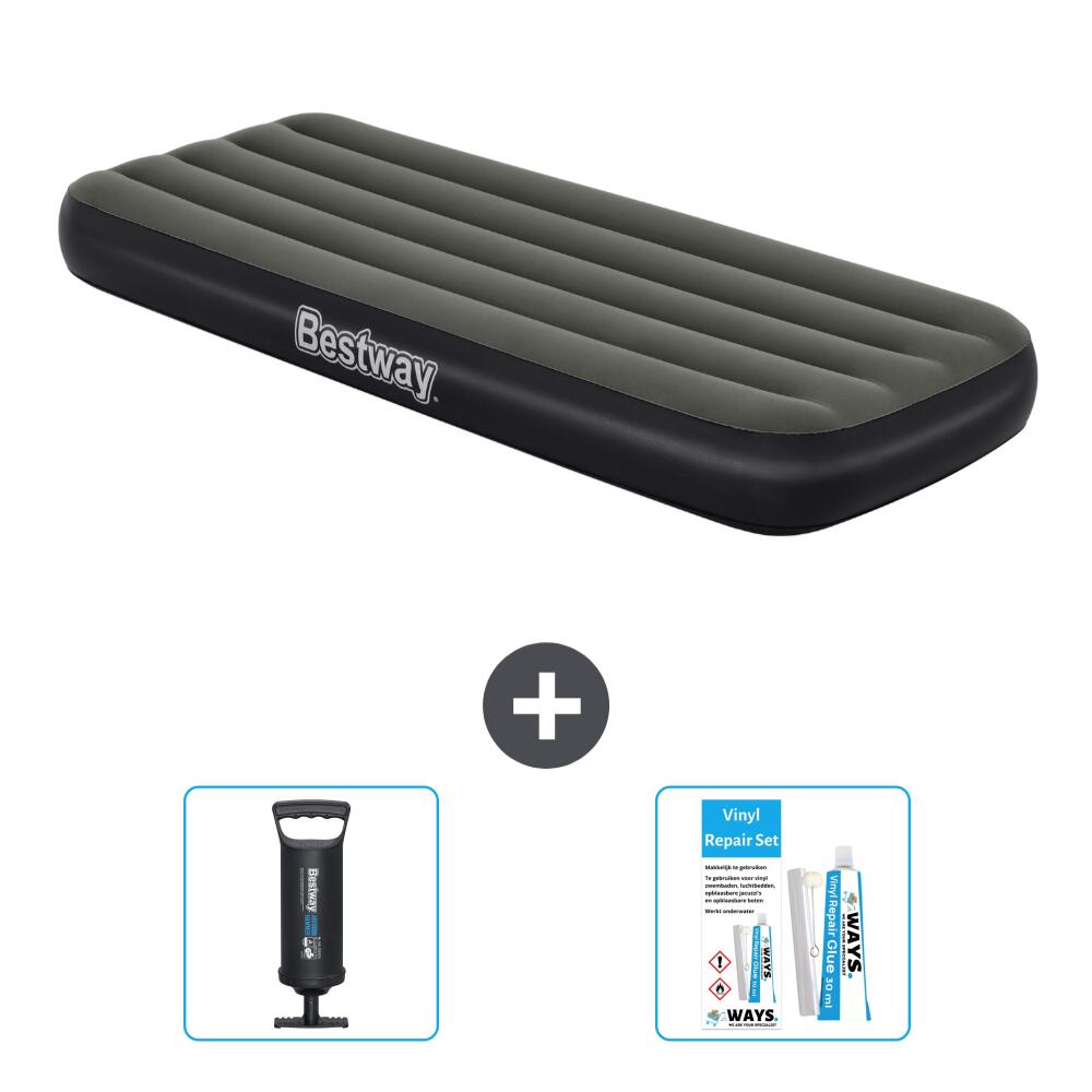 BESTWAY Luchtbed Bestway - 1P -  185x76x25 cm + Accessoires CB13