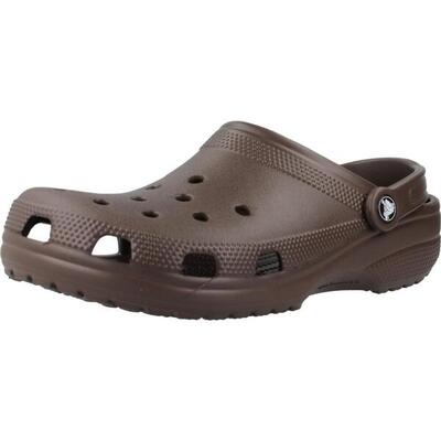 Zuecos Mujer Crocs Classic U Marron Claro