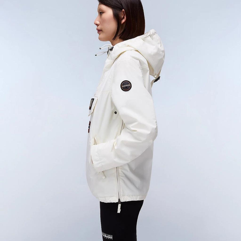 Jaqueta Napapijri Modelo Rainforest Cor Branco 3/5