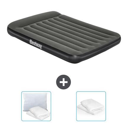 Matelas gonflable Bestway - 2P - 191x137x30 cm + Accessoires CB27