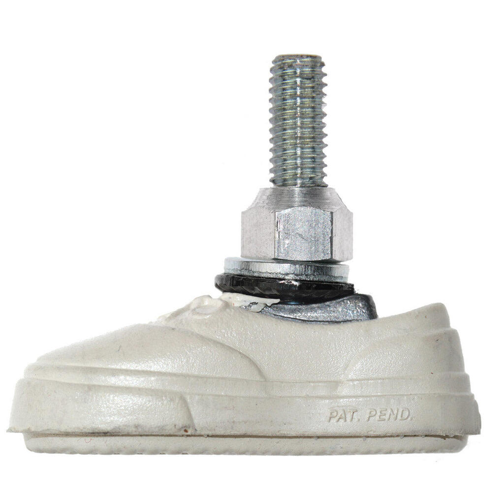 Koolstop Vans White Brake Pads — Rubber, 2-Pack, 46.1 × 13.1 mm.