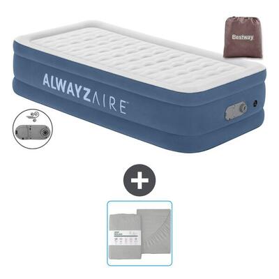 Luchtbed bestway alwayszair - 1p - 191x97x46 cm + accessoire cb25