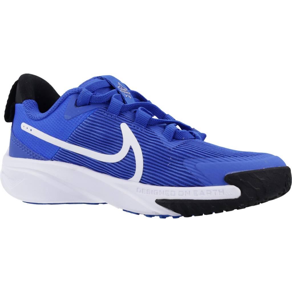 Ténis Nike Modelo Star Runner 4 Cor Azul 5/6