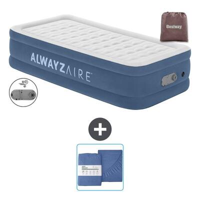 Luchtbed bestway alwayszair - 1p - 191x97x46 cm + accessoire cb26