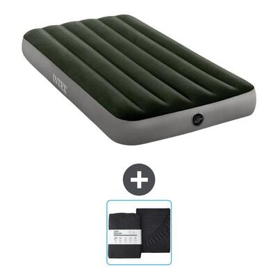 Luchtbed intex prestige - 1p - 191x99x25 cm + accessoire cb22
