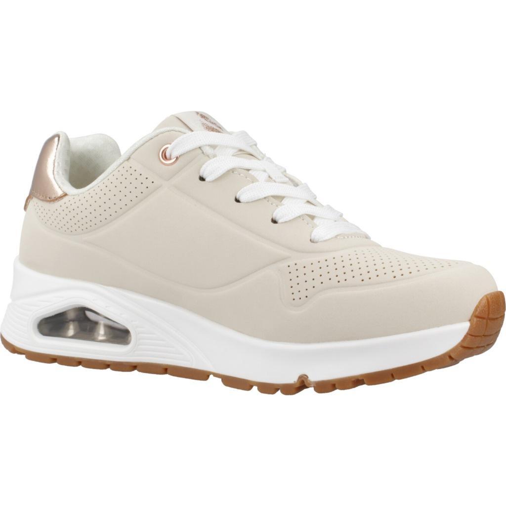 Baskets Skechers Modèle Uno Gen1 Couleur Beige 5/5