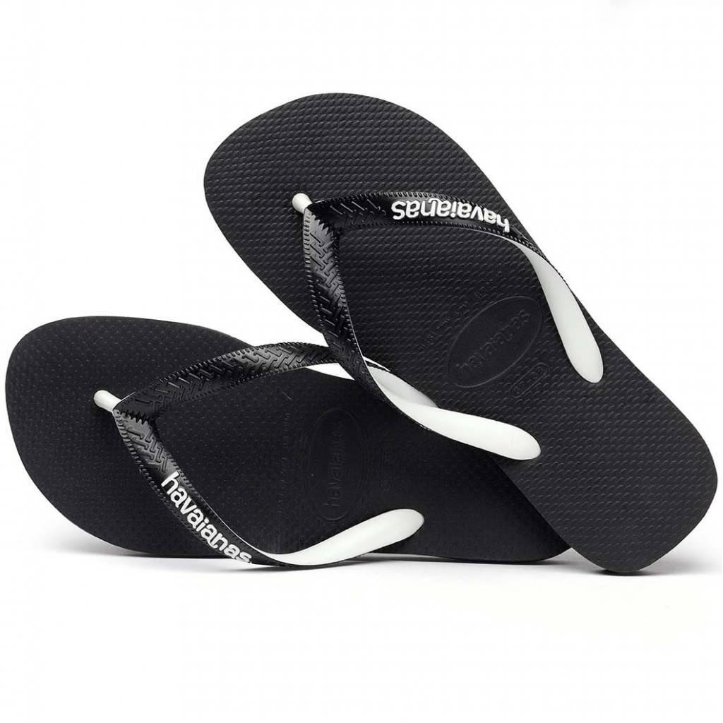 Chinelos Havaianas Modelo Top Mix Cor Preto 4/5