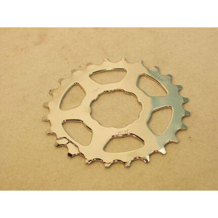 Pignon Shimano Miche 24 dents pour 8/9 vitesses en acier.