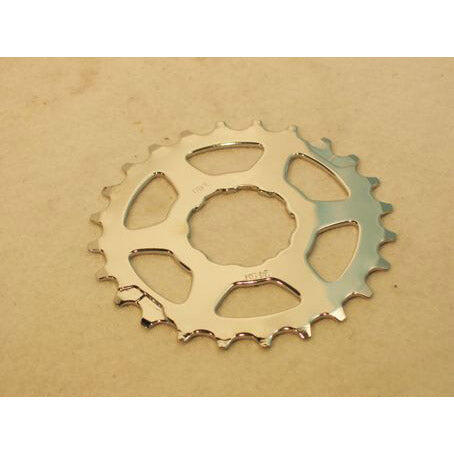 Pignon Shimano Miche 24 dents pour 8/9 vitesses en acier.
