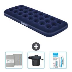 Matelas gonflable Bestway - 1P - 185x76x22 cm + Accessoires CB31
