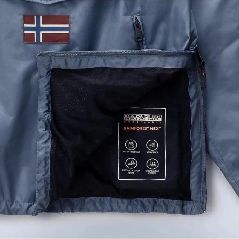 Veste Napapijri Modèle Rainforest Couleur Gris