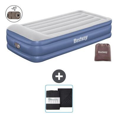 Luchtbed bestway - 1p - 191x97x46 cm + accessoire cb22