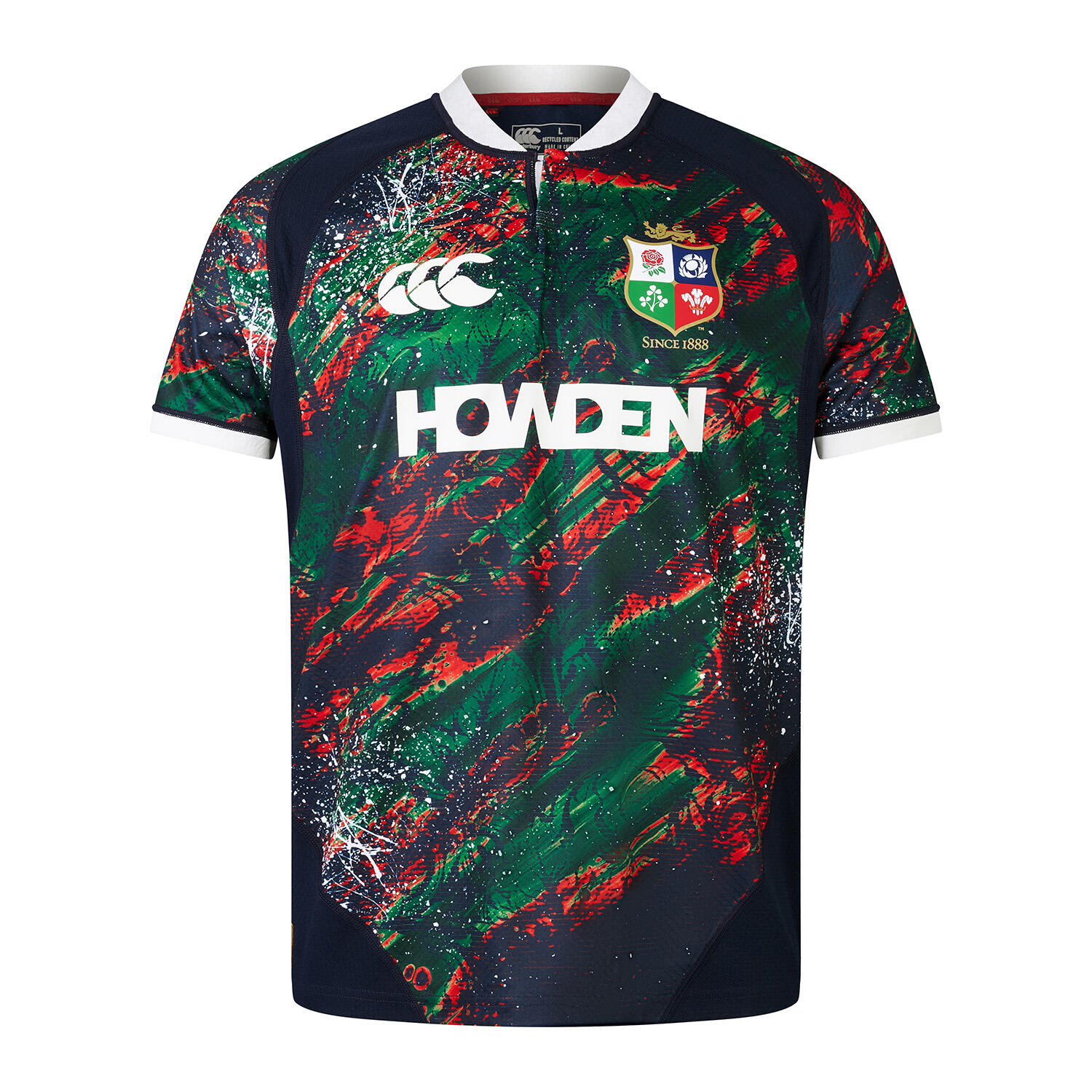 British Irish Lions 2025 Mens Warm Up Rugby Shirt