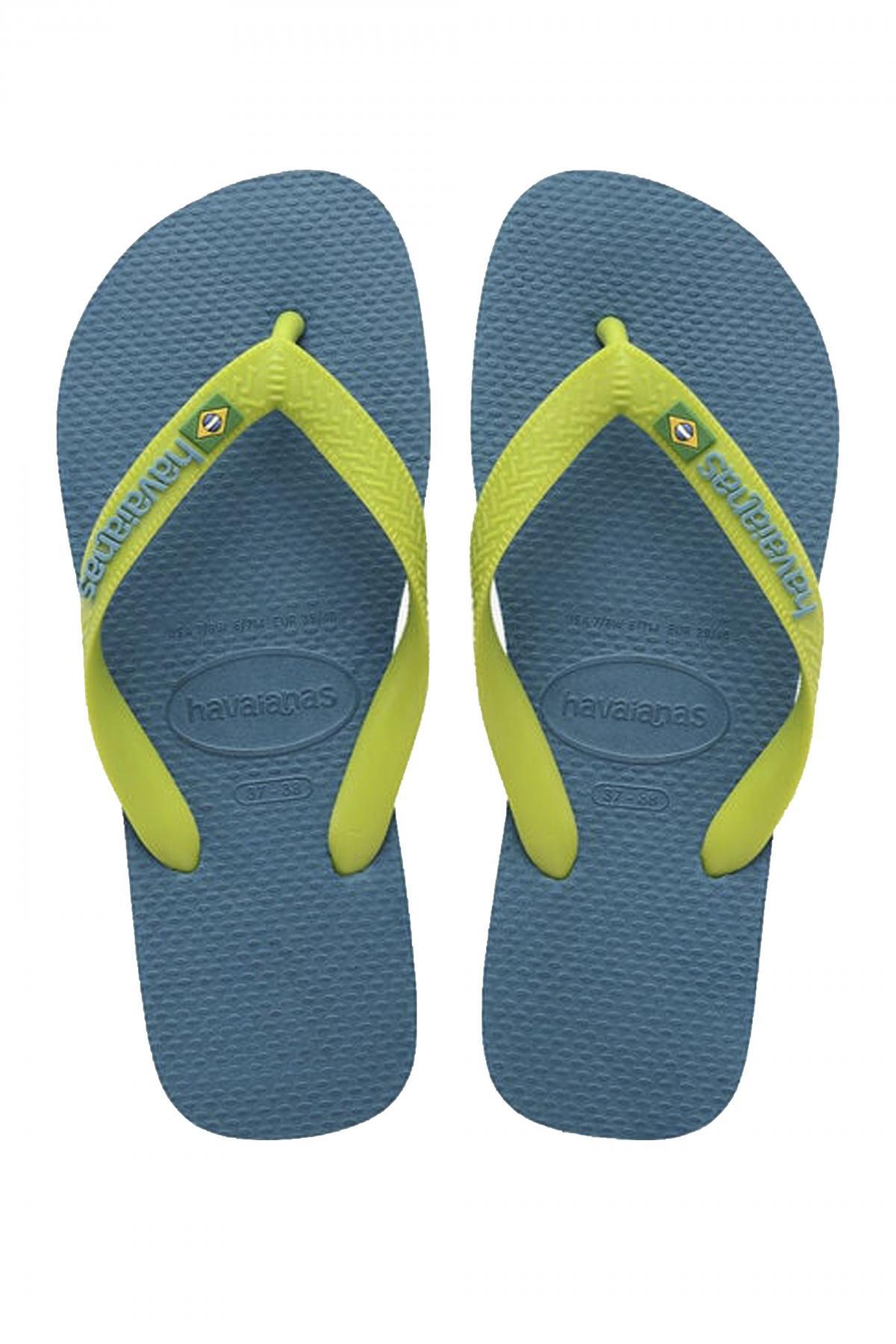 Chinelos Havaianas Modelo Brasil Logo Cor Verde 5/5