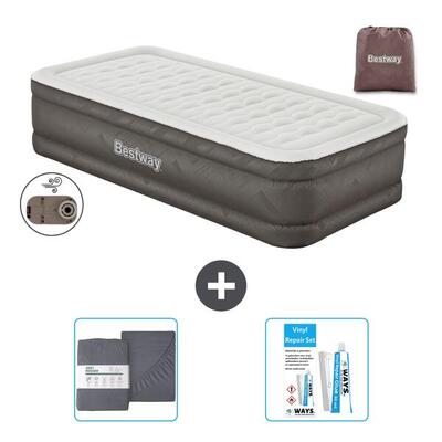 Luchtbed bestway - 1p - 191x97x46 cm + accessoires cb20