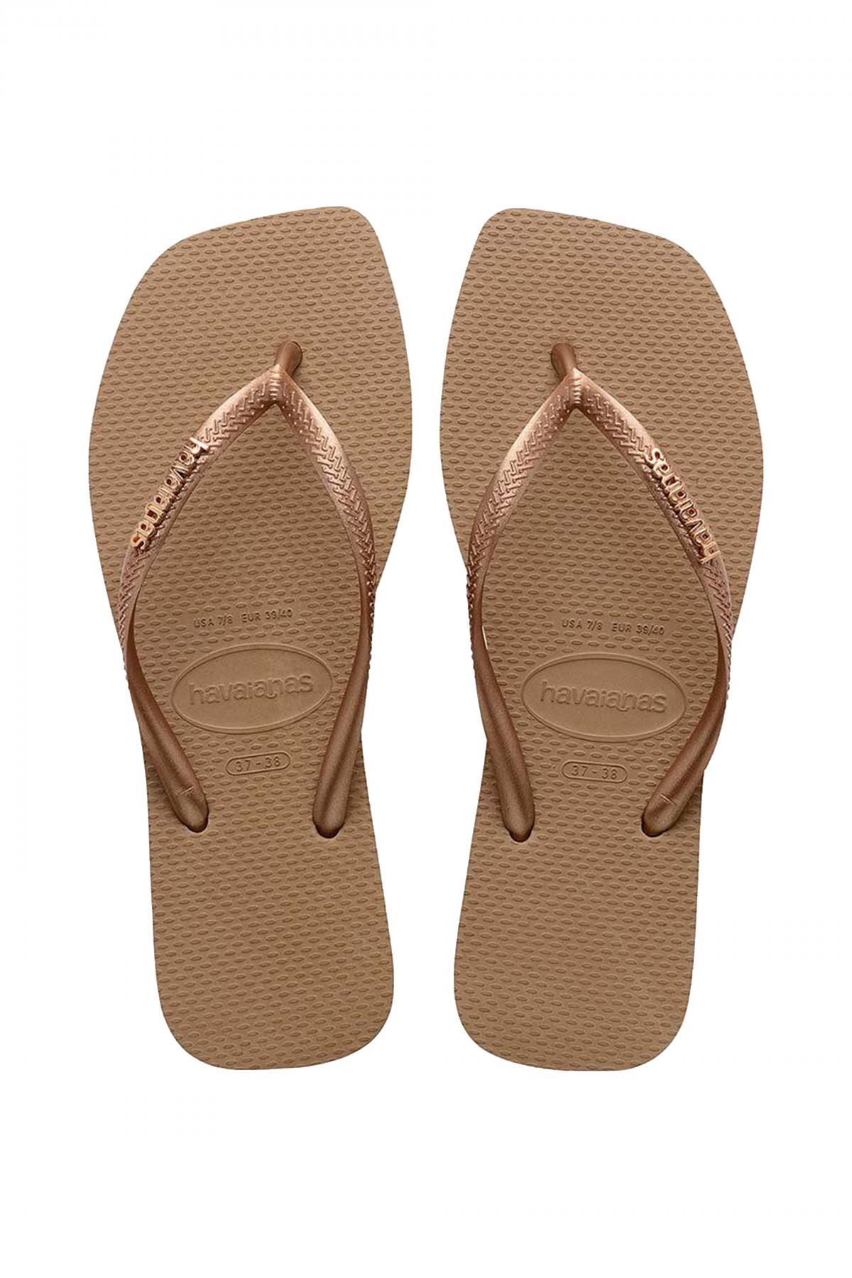 Infradito Havaianas Modello Square Logo Metallic Colore Rosa 5/5
