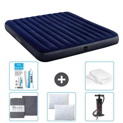 Luchtbed intex pillow rest - 1p - 191x99x25 cm + accessoires cb9