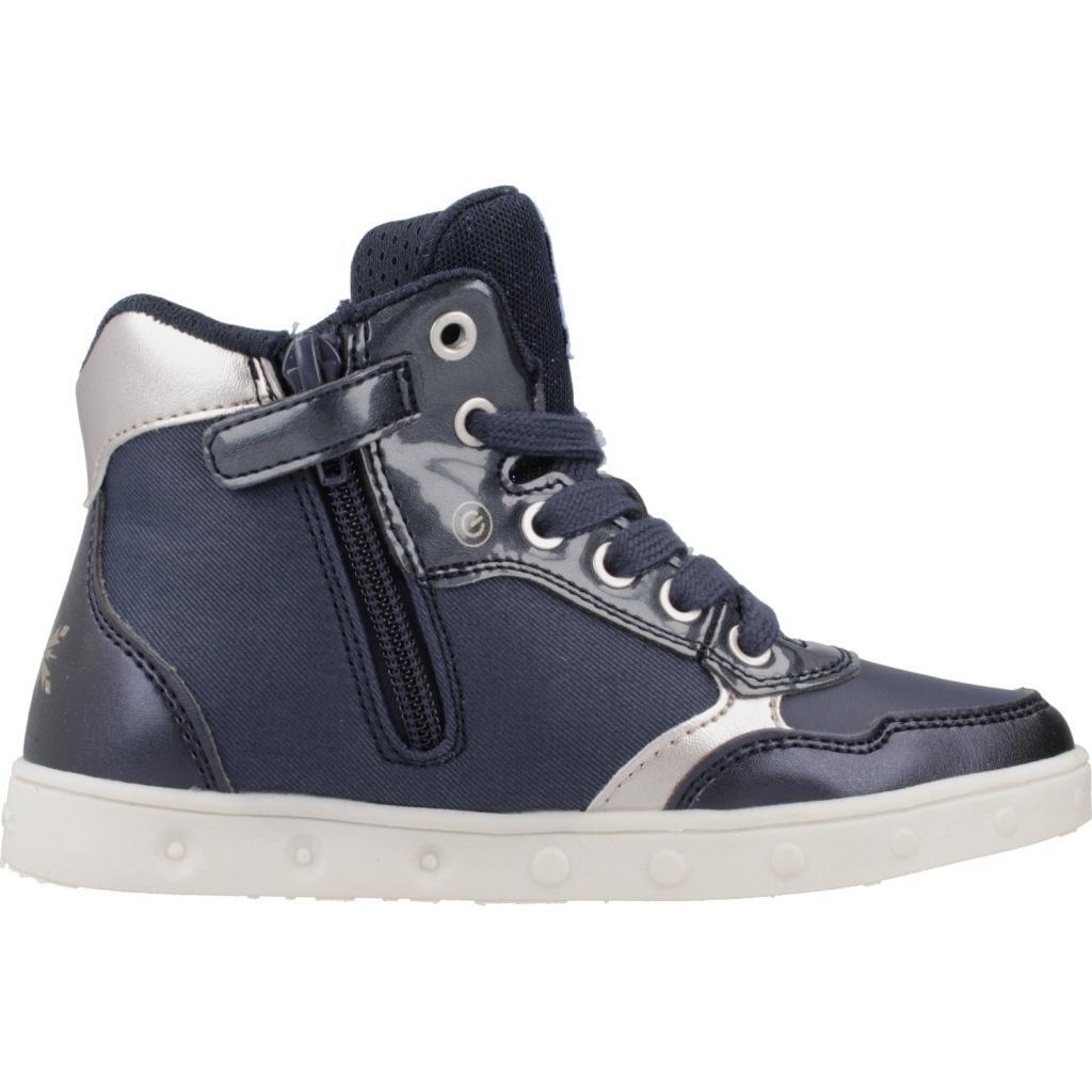 Ténis Geox Modelo J Skylin Girl Cor Azul 4/5