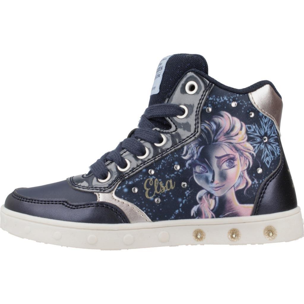 Ténis Geox Modelo J Skylin Girl Cor Azul 2/5