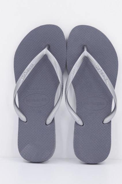 Chinelos Havaianas Modelo Slim Cor Cinza 4/5