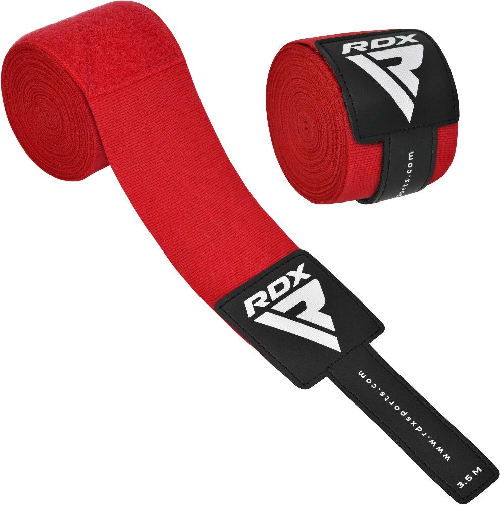 Boxing Hand Wraps RDX IBA-1 Red 2.5m 2/6